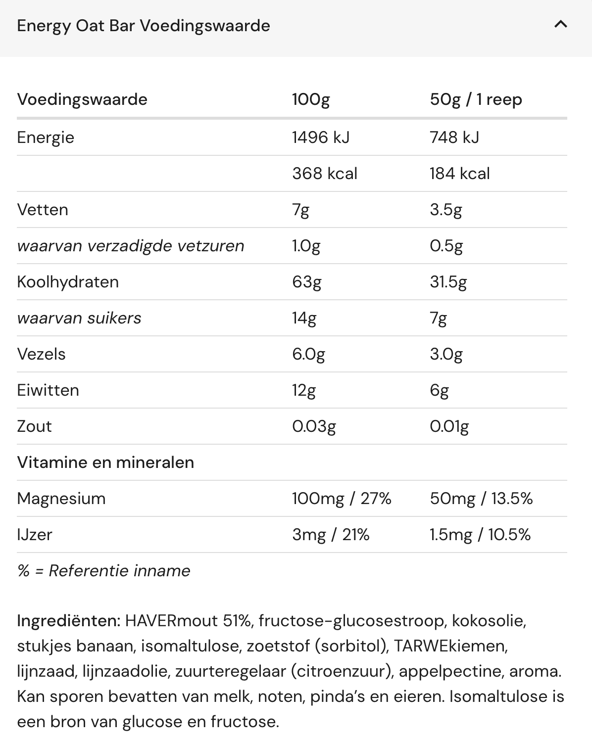 Amacx | Energy Oat Bar - Image 2