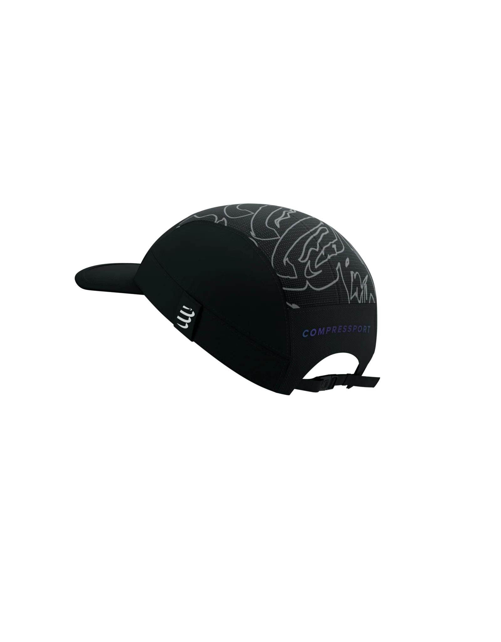 Compressport 5 Panel Light Cap Aurora (reflective) - Image 4