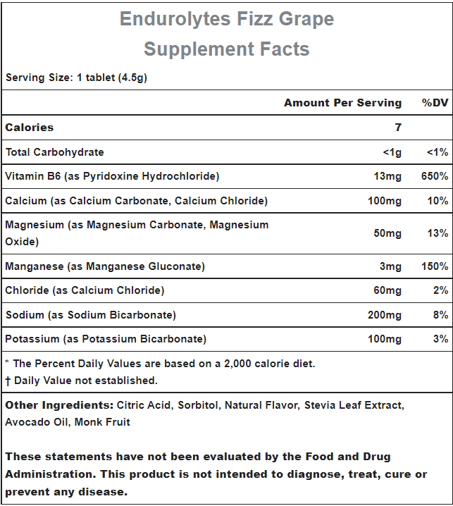 Hammer Nutrition Endurolytes FIZZ Bruistabletten (200 mg natrium) - Image 7