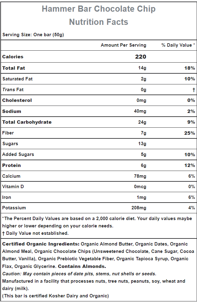 Hammer Nutrition | Raw Energy | Vegan Energybar - Image 10