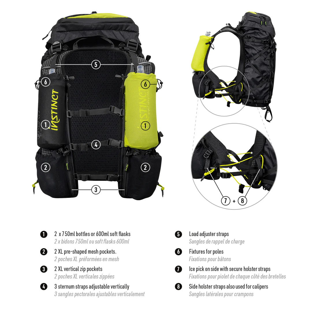 Instinct Trail | Alpi 40 L | Trail Pack | Zonder flessen - Image 8
