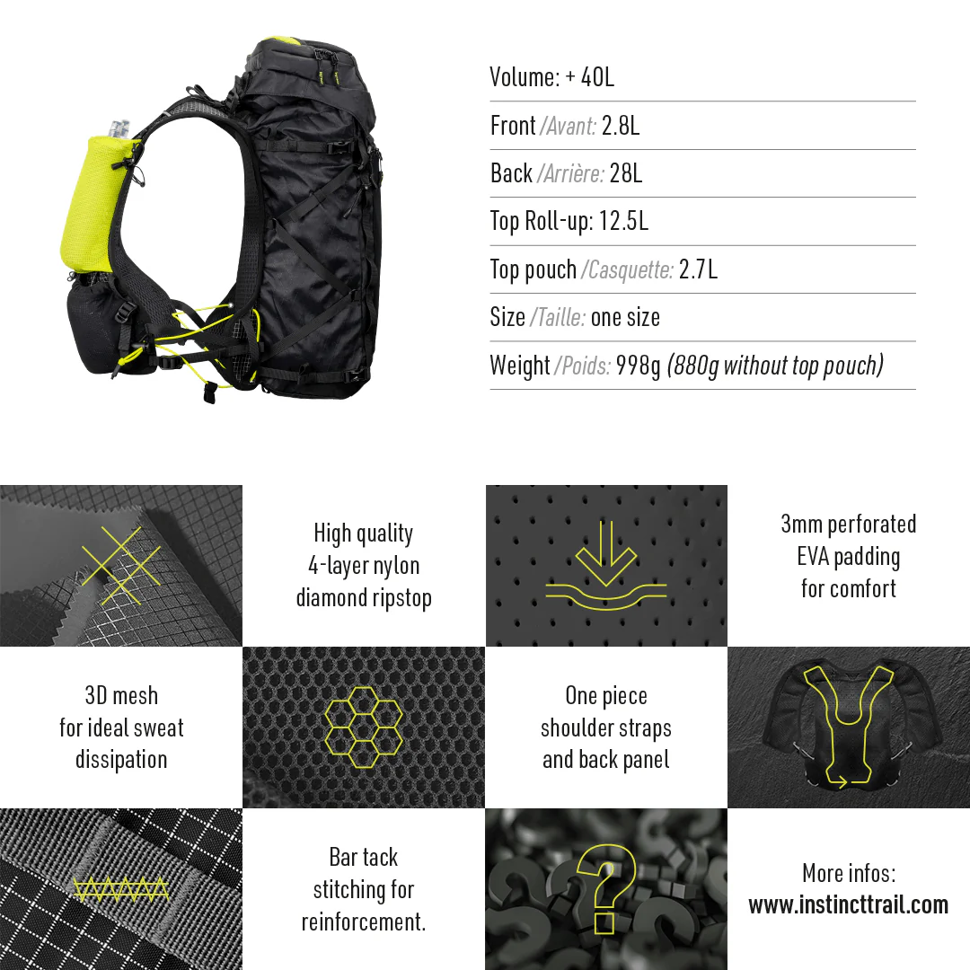 Instinct Trail | Alpi 40 L | Trail Pack | Zonder flessen - Image 9