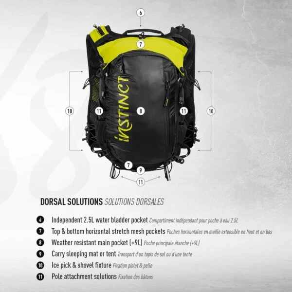 Instinct Trail | X8 18 L | Trailvest | Zonder flessen - Image 9