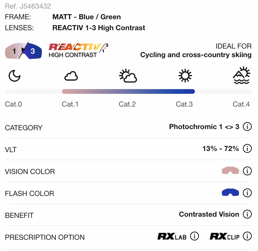 Julbo | Ultimate | Reactiv 1-3 High Contrast - Image 5