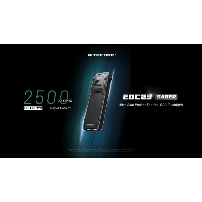 Nitecore | EDC23 | Zaklamp Oplaadbaar | 2500 Lumen - Image 9