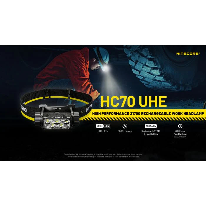 Nitecore | HC75 UHE | Hoofdlamp Oplaadbaar | 3000 Lumen - Image 18