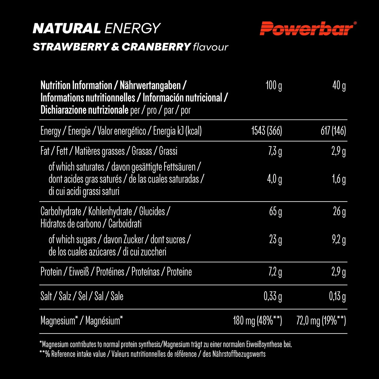 Powerbar | Natural Energy Cereal | Vegan Energiereep | 26 Gram Carbs - Image 4