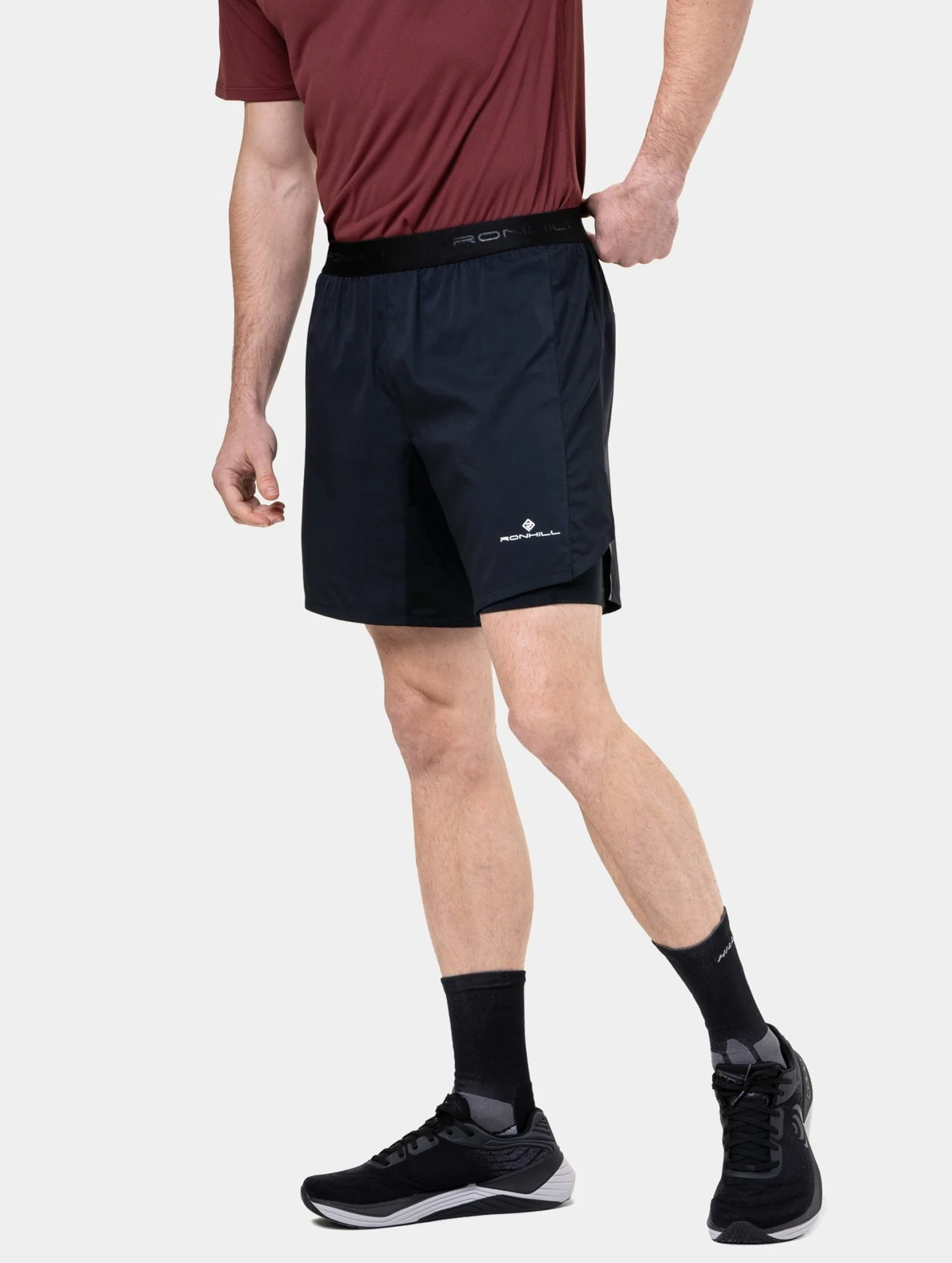 Ronhill Tech 7" Twin Short Heren - Image 2