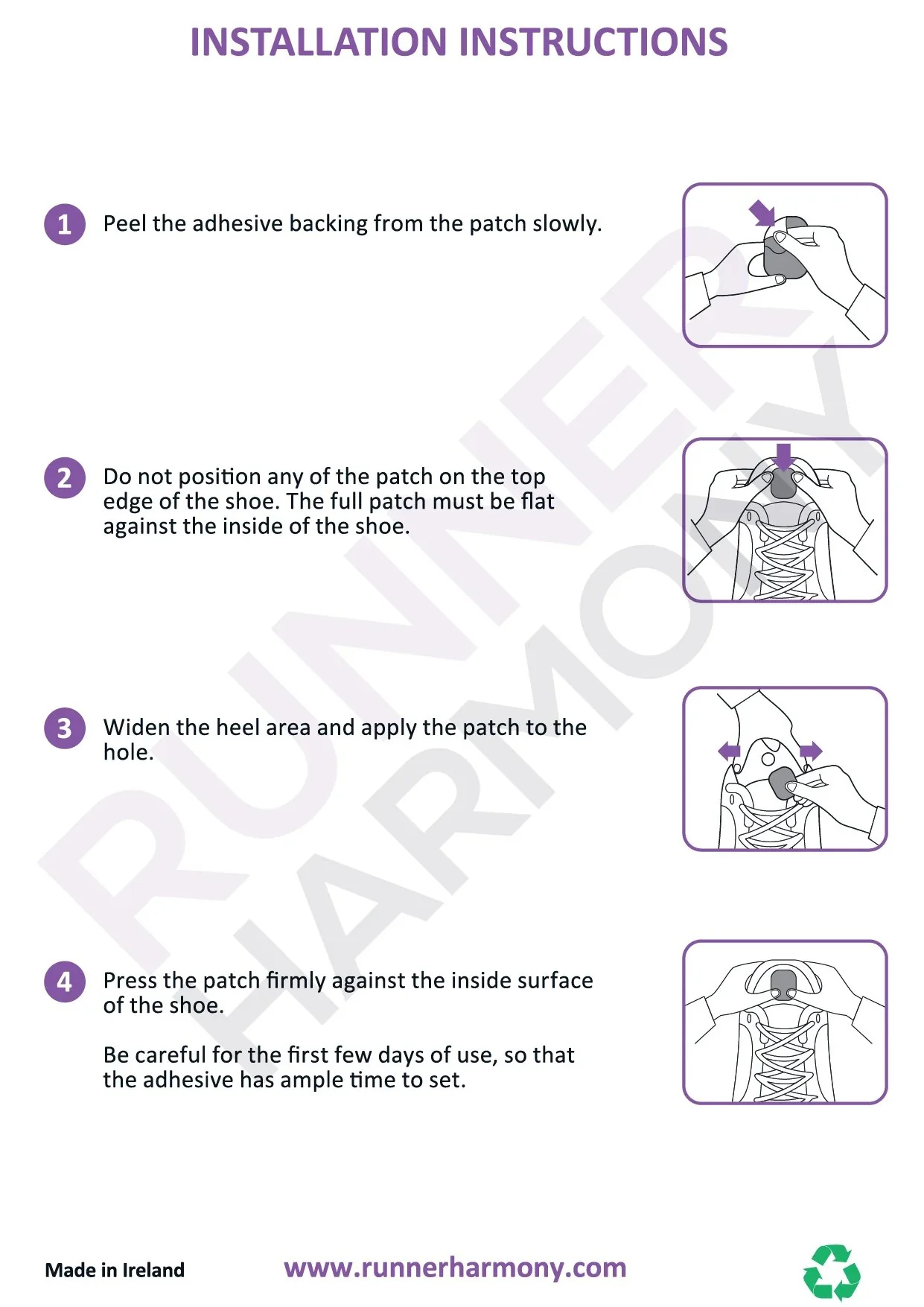 Runner Harmony | Heel Repair Patch - Image 2