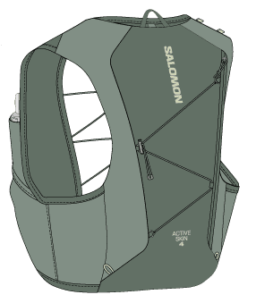 Salomon | Active Skin 4 (4L) | Trailvest - Image 26
