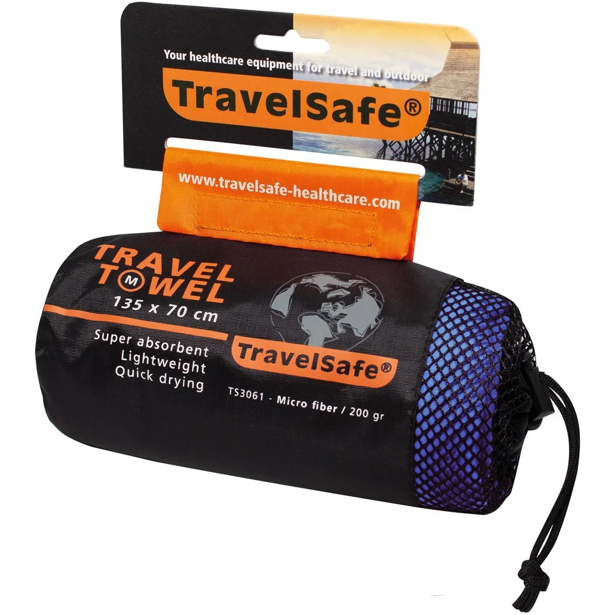 Travelsafe | Traveltowel | Microvezel Handdoek - Image 7